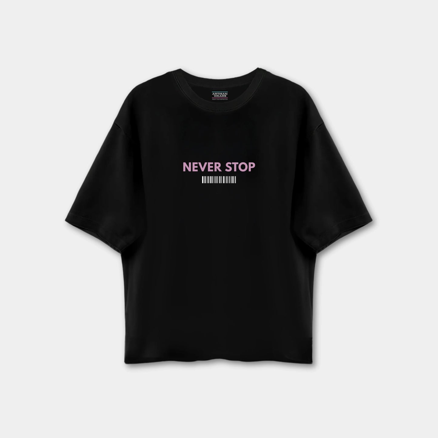 Never Stop Drop Shoulder T-shirt