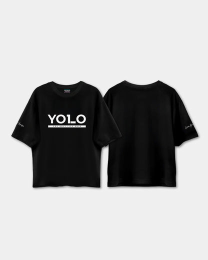YOLO Drop shoulder T-shirt