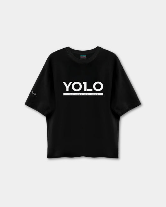 YOLO Drop shoulder T-shirt