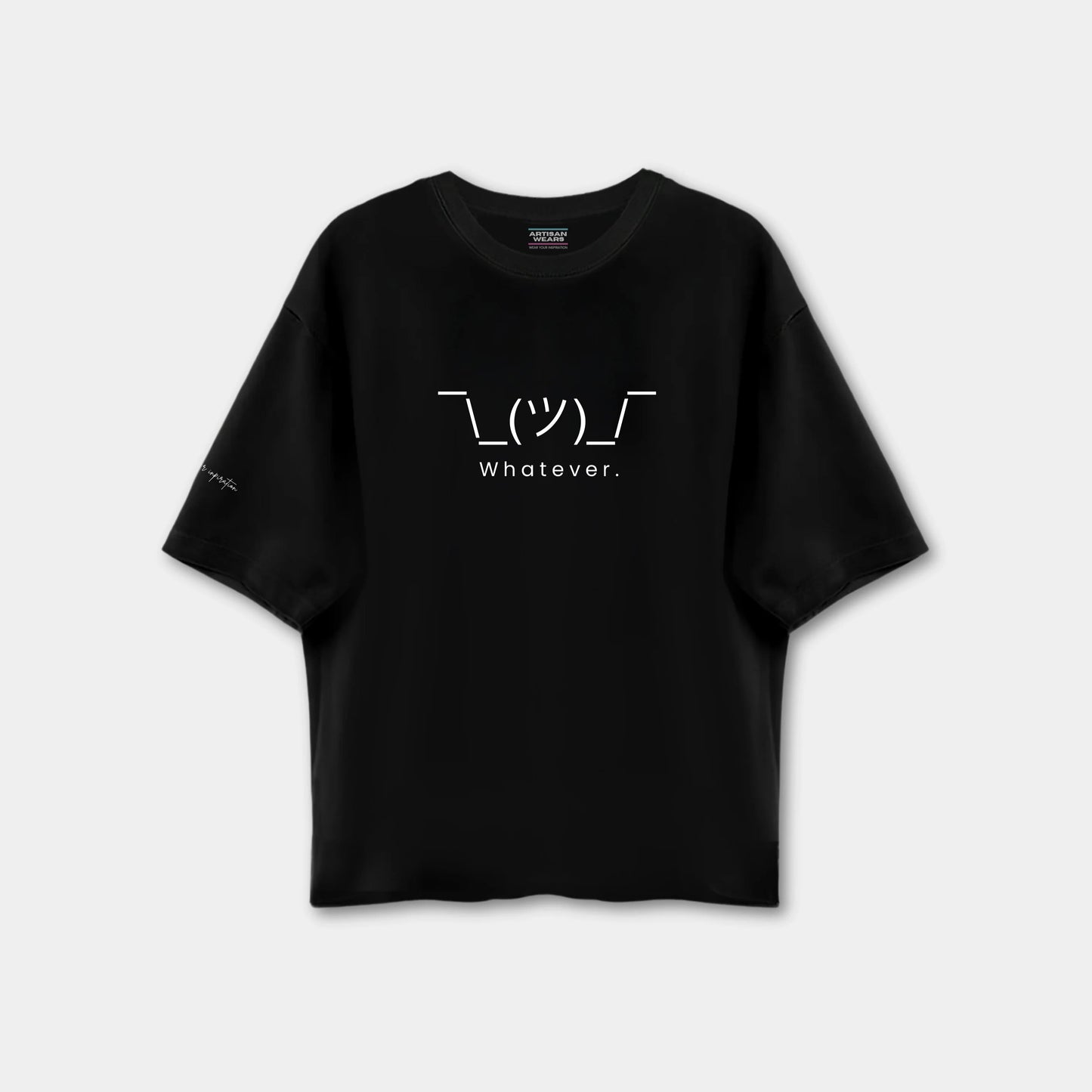 WHATEVER Drop shoulder T-shirt