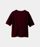 basic-plain-maroon oversized t shirt for men in Pakistan